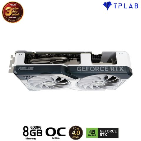  ASUS Dual GeForce RTX 4060 Ti White OC Edition 8GB GDDR6 