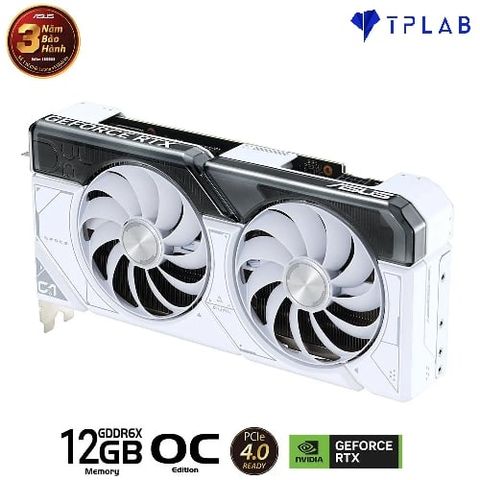  ASUS Dual GeForce RTX 4070 White OC Edition 12GB GDDR6X 