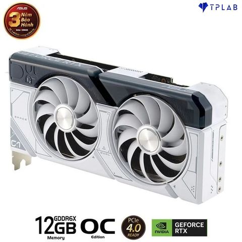  ASUS Dual GeForce RTX 4070 SUPER White OC Edition 12GB GDDR6X (DUAL-RTX4070S-O12G-WHITE) 
