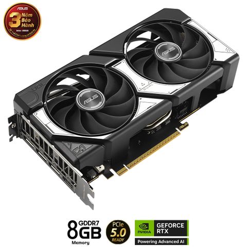  ASUS Dual GeForce RTX 5060 8GB GDDR7 