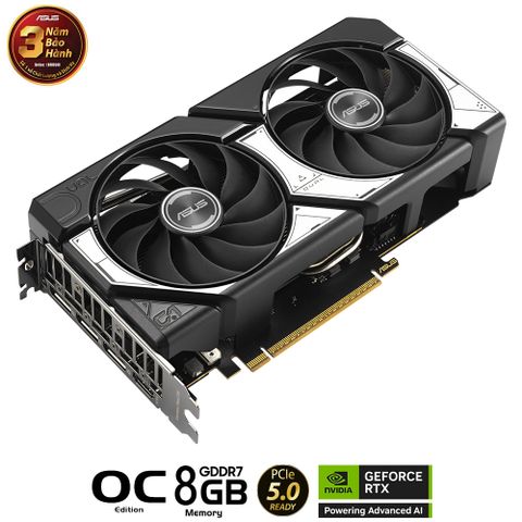  ASUS Dual GeForce RTX 5060 8GB GDDR7 OC Edition 