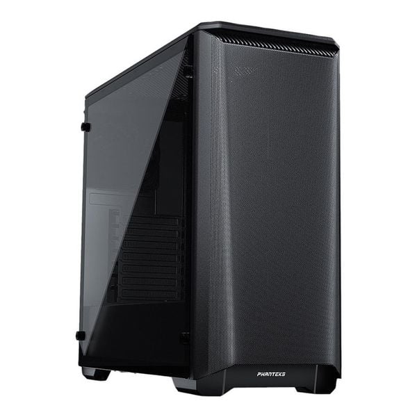  Case PHANTEKS Eclipse P400 Air Mid Tower Case, Tempered Glass, Airflow Version Black 