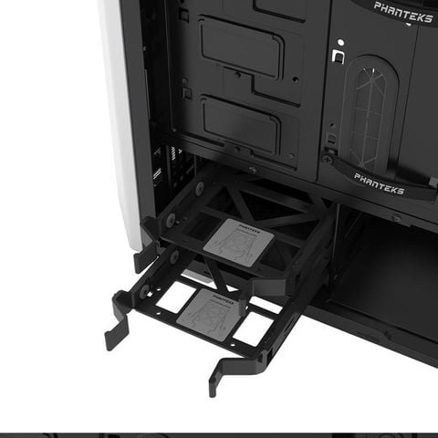  Case PHANTEKS Eclipse P400S Mid Tower Silent Case,Tempered Glass, Glacier White 