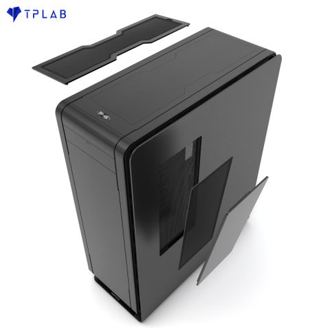  Case Phanteks Enthoo Elite Extreme, RGB Lighting, Tempered Glass Window, Dual System Support, Black (PH-ES916E_BK) 