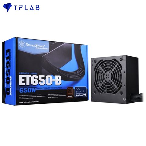  ( 650W ) Nguồn SilverStone ET650-B 80 PLUS Bronze ( SST-ET650-B ) 