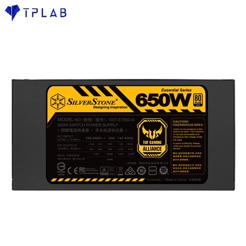  ( 650W ) Nguồn SilverStone ET650-G 80 PLUS GOLD ( SST-ET650-G  ) 