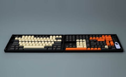  AKKO Keycap set – Carbon Retro (PBT Double-Shot/ASA profile/158 nút) 