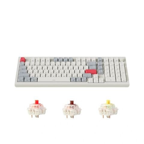  Bàn phím cơ không dây Keychron Q5 Max Shell White Side Printed RGB Knob Hotswap (Gateron Sw) 