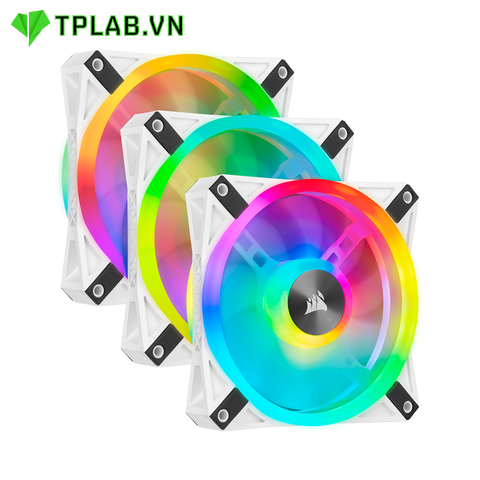  Fan CORSAIR QL120 RGB WHITE (3PCS) + Node Core 