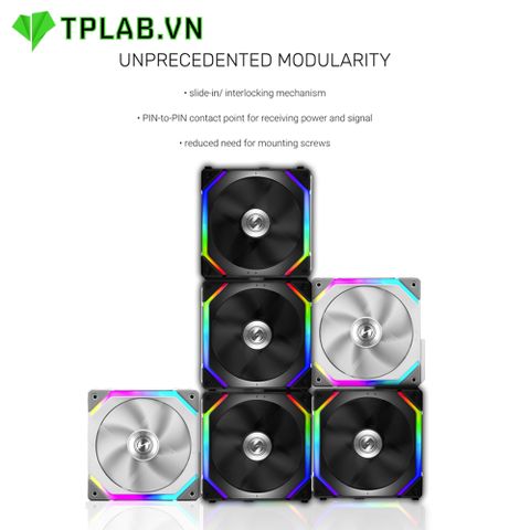  Fan Case LIAN LI UNI Fan SL 120 Triple Black ARGB 