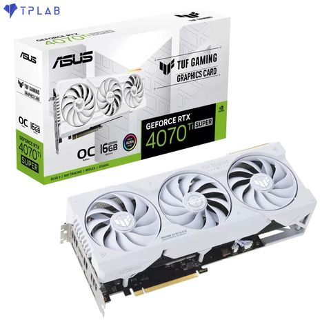  Asus TUF Gaming RTX 4070 Ti SUPER White OC Edition 16GB GDDR6X 