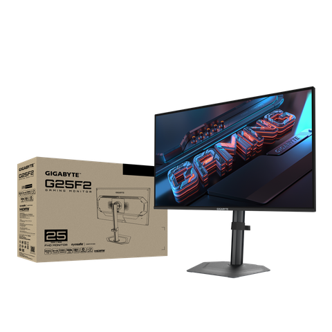  Màn hình Gaming Gigabyte G25F2 24.5 inch, Full HD, SS IPS, 200Hz, 1ms, Phẳng ( Hỗ trợ Xoay Dọc ) 