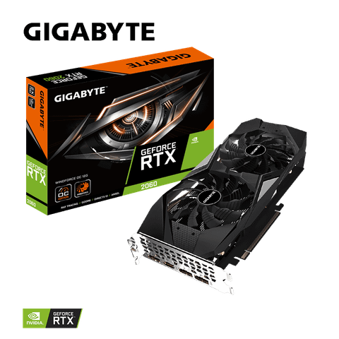  GIGABYTE RTX 2060 WINDFORCE OC 12GB GDDR6 