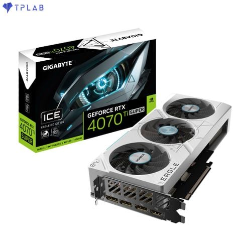  GIGABYTE RTX 4070 Ti SUPER EAGLE OC ICE 16G - 16GB GDDR6X 