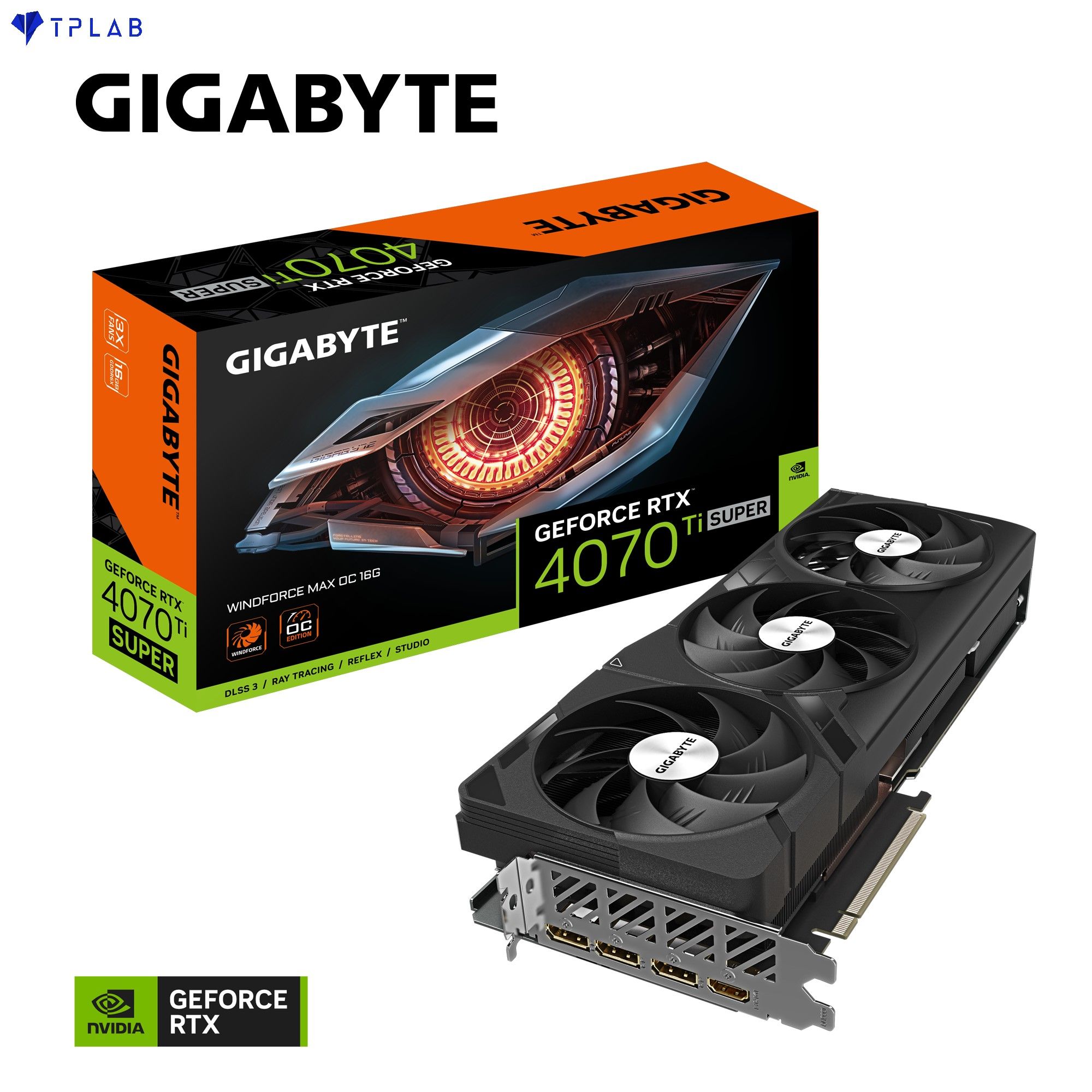  Gigabyte GeForce RTX 4070 Ti SUPER WINDFORCE MAX OC 16G 