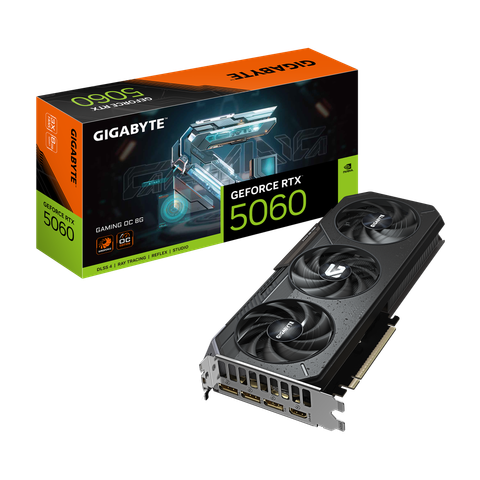  GIGABYTE GeForce RTX 5060 GAMING OC 8G 
