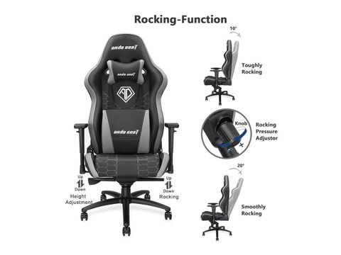  Ghế Chơi Game Anda Seat Spirit King V2 Black/Grey 