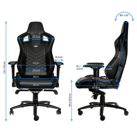  Ghế Chơi Game NobleChairs Epic Series Black/Gold 