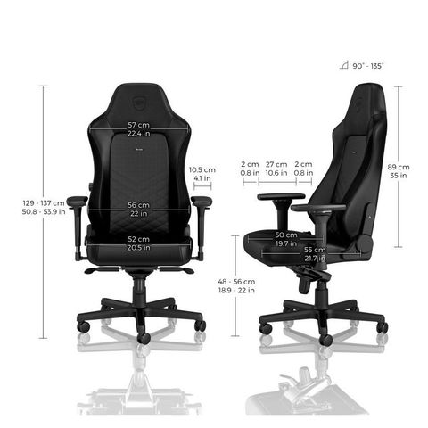  Ghế Chơi Game NobleChairs Hero Series Black 