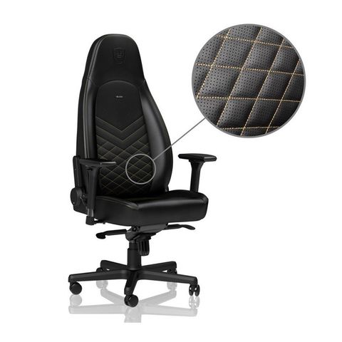  Ghế Chơi Game NobleChairs Icon Series Black/Gold 