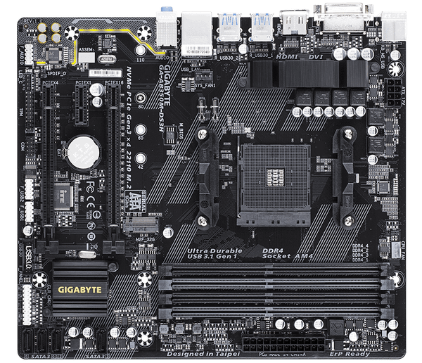  GIGABYTE AB350M-DS3H 
