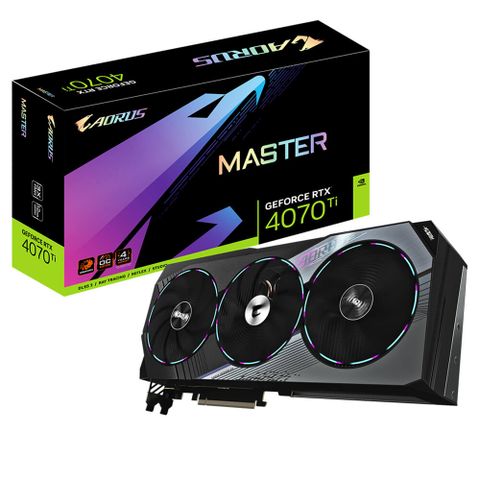  GIGABYTE RTX 4070 TI AORUS MASTER 12GB GDDR6X 