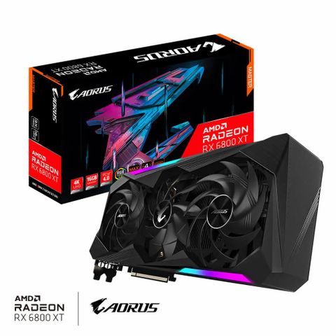  GIGABYTE AORUS RADEON RX 6800 XT MASTER 16GB GDDR6 