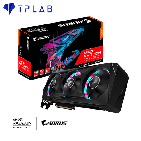  GIGABYTE RADEON RX 6750 XT AORUS ELITE 12GB GDDR6 