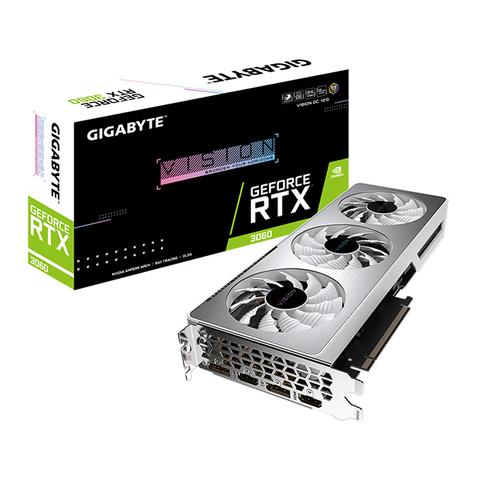  GIGABYTE RTX 3060 VISION OC 12GB GDDR6 