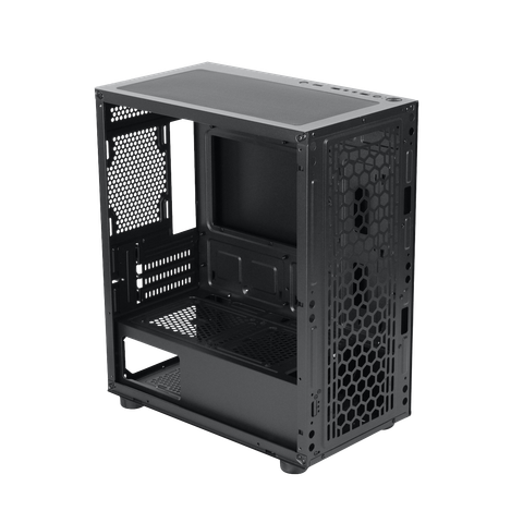  Case Magic GM-01 Black Mesh | Đen, kèm sẵn 4 Fan RGB, mặt lưới 