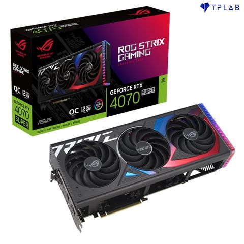  ASUS ROG Strix GeForce RTX 4070 SUPER 12GB GDDR6X OC Edition (ROG-STRIX-RTX4070S-O12G-GAMING) 