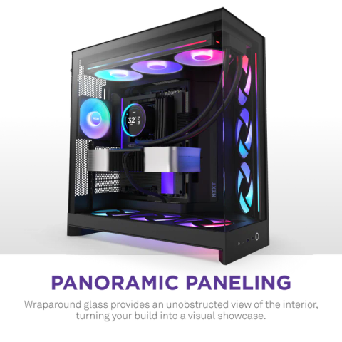  VỎ CASE NZXT H9 FLOW RGB+  2025 BLACK 