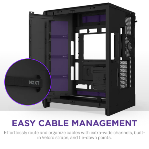  VỎ CASE NZXT H9 FLOW RGB+  2025 BLACK 
