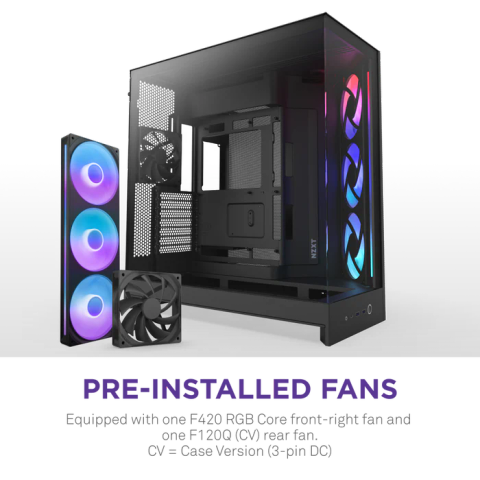  VỎ CASE NZXT H9 FLOW RGB - 2025 BLACK 