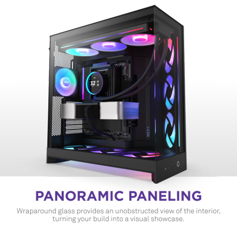  VỎ CASE NZXT H9 FLOW RGB - 2025 BLACK 