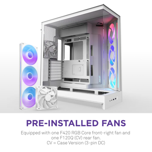  VỎ CASE NZXT H9 FLOW RGB - 2025 WHITE 