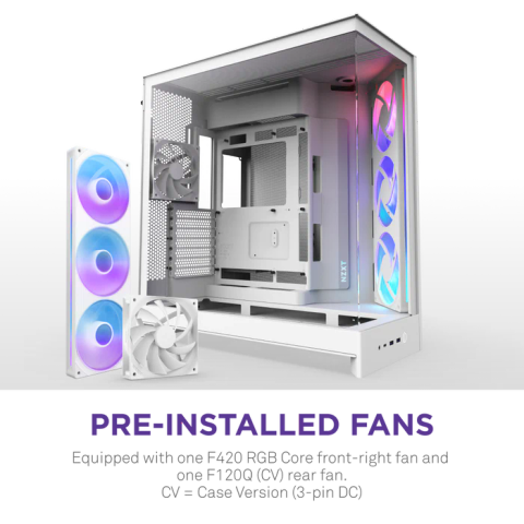  VỎ CASE NZXT H9 FLOW RGB - 2025 WHITE 