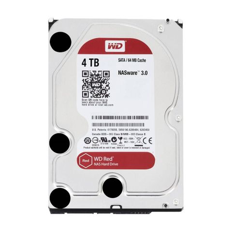  HDD WD Red 4TB 3.5 inch SATA III 256MB Cache 5400RPM WD40EFAX 