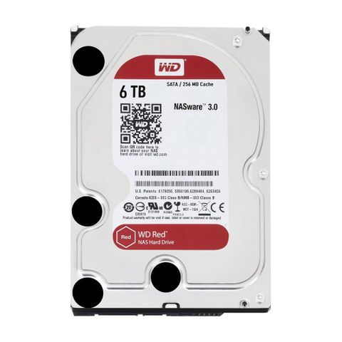  HDD WD Red 6TB 3.5 inch SATA III 256MB Cache 5400RPM WD60EFAX 