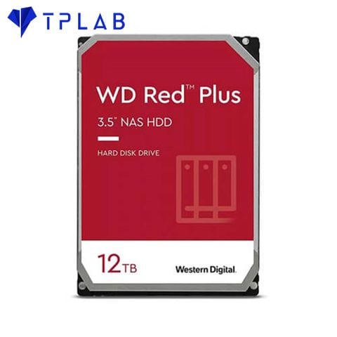  HDD WD Red Plus 12TB 3.5 inch SATA III 256MB Cache 7200RPM WD120EFBX 