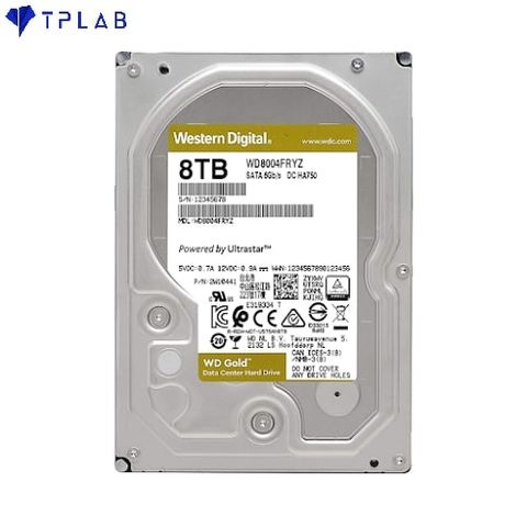  HDD WD GOLD 8TB/3.5 INCH/SATA 3/256MB CACHE/7200RPM (WD8004FRYZ) 