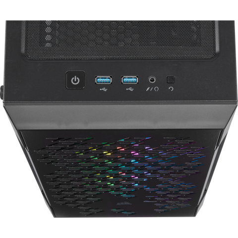  Case CORSAIR 220T Black RGB Airflow Mid Tower 