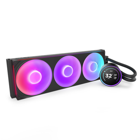  Tản nhiệt nước NZXT KRAKEN ELITE 420 RGB - V2 - BLACK 
