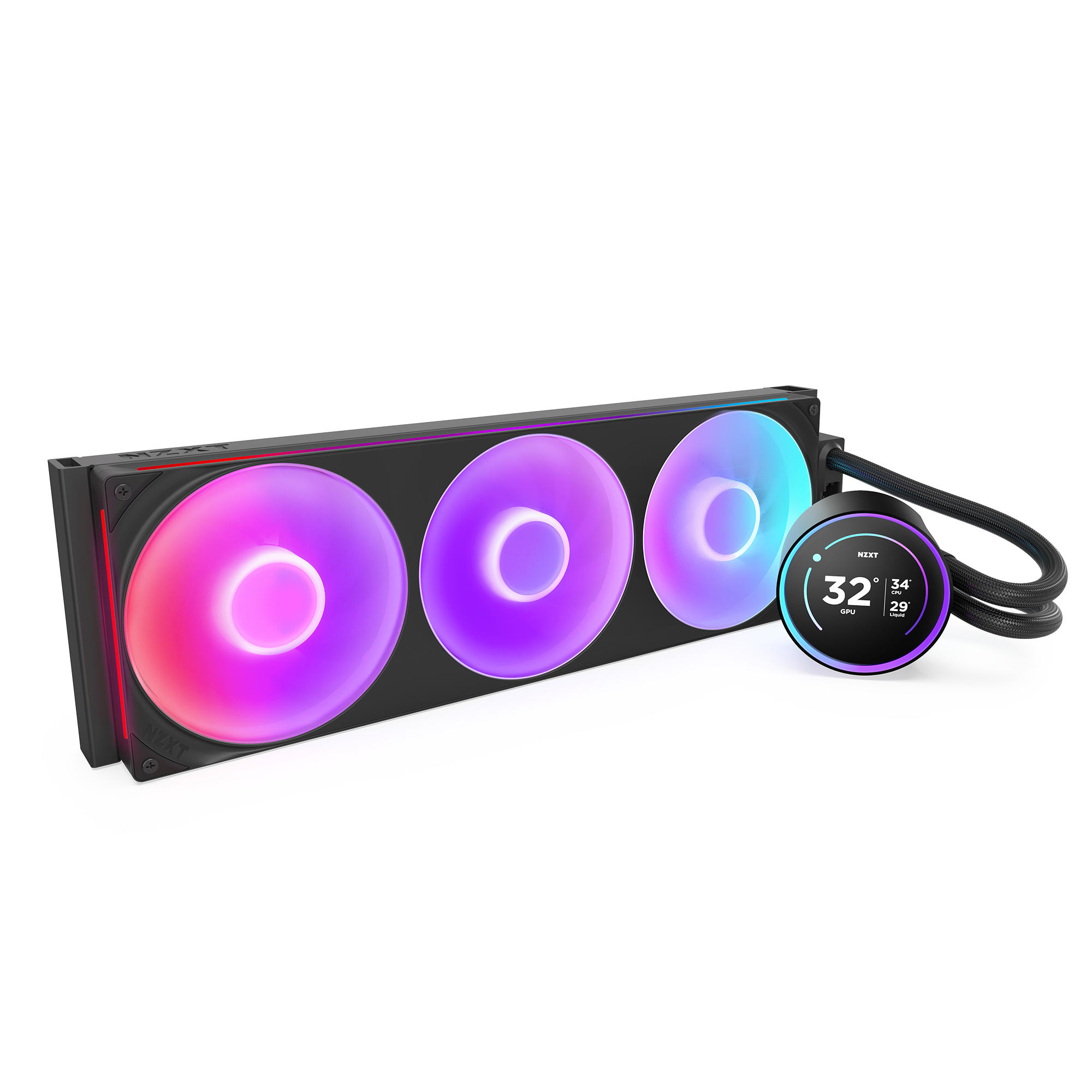  Tản nhiệt nước NZXT KRAKEN ELITE 420 RGB - V2 - BLACK 