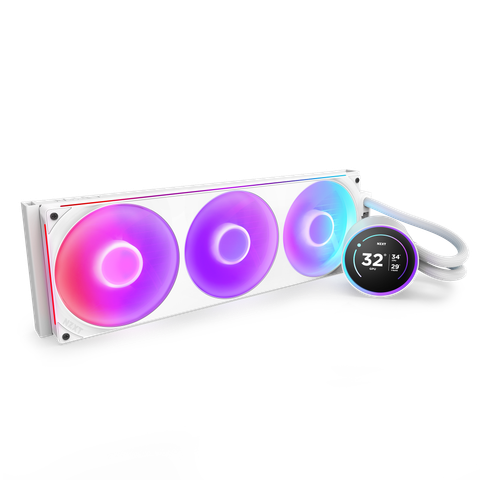  Tản nhiệt nước NZXT KRAKEN ELITE 420 RGB - V2 - WHITE 