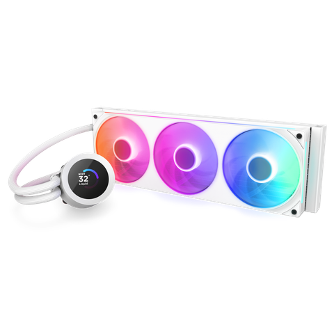  Tản nhiệt nước NZXT KRAKEN PLUS 360 RGB - V2 - WHITE 