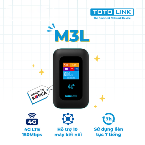  Totolink M3L - 4G LTE Mobile Wifi 