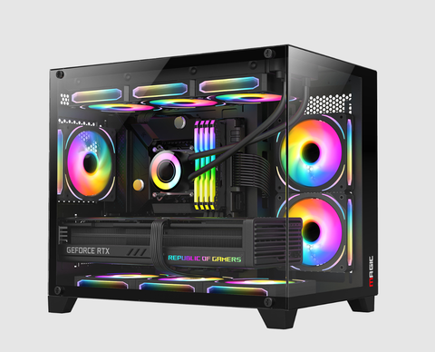  Case Magic Aqua-M Ultra Pro - Đen | Full M-ATX, AIO 360 Top 