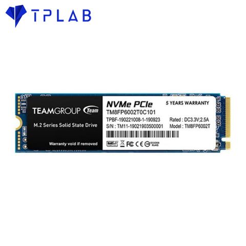  SSD TEAM MP33 256GB M.2 Nvme PCIe Gen3 X4 