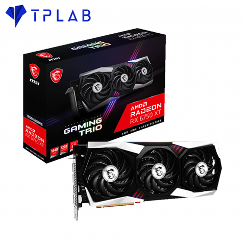  MSI RADEON RX 6750 XT GAMING X TRIO 12GB GDDR6 